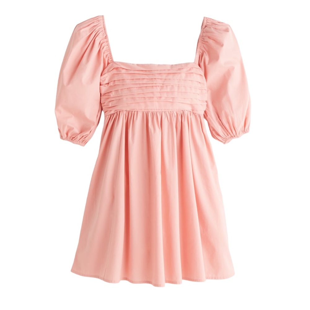 NWT Abercrombie & Fitch Ruched Body Square Neck Dress